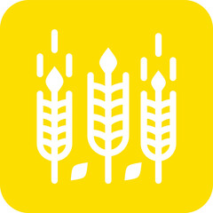 Wheat Vector Icon Design Illustration