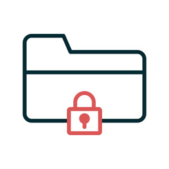 Folder Security Icon