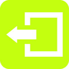 Log out Vector Icon Design Illustration