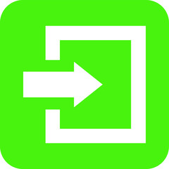 Log in Vector Icon Design Illustration