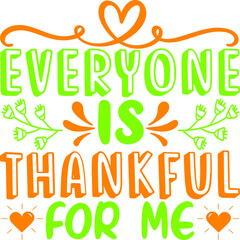 Fototapeta premium Thanksgiving T-shirt and SVG Design