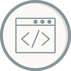 Browser Coding Icon