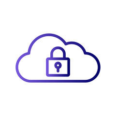 Cloud Security Icon