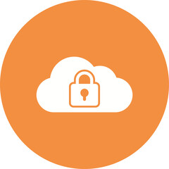 Cloud Security Icon