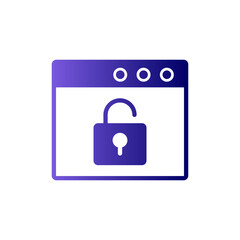 Browser Unlock Icon