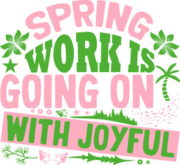 Spring T-shirt  and SVG Design