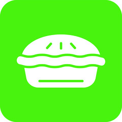 Pie Vector Icon Design Illustration