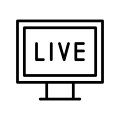 Pc Live Streaming Icon