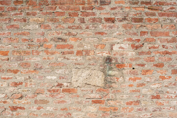 bricks at an ancient fortified city wall