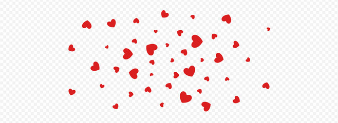 Maroon Color Heart Vector Panoramic Transparent