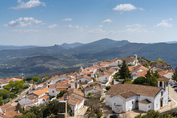 Fototapeta na wymiar view of the historic old city center of Marvao