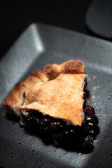 homemade blueberry pie