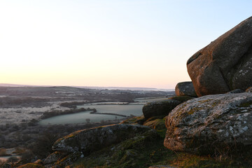 Helman Tor Cornwall at sunrise