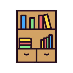 Bookshelf Icon