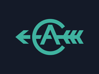 CA or AC Arrow Logo