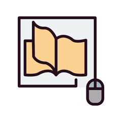 Digital Book Icon