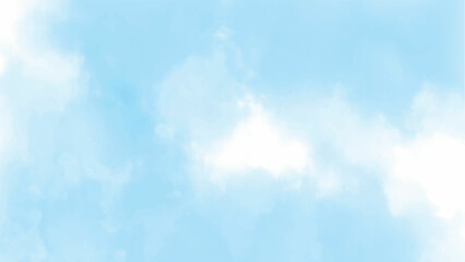 sky and cloud digital painting, blue sky sunny abstract background