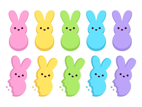 Marshmallow Bunnies Set