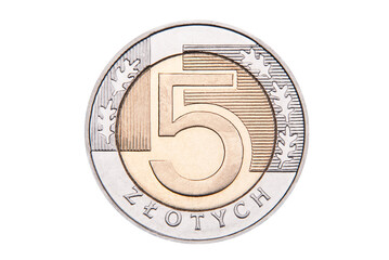 Moneta 5 Polskich złotych