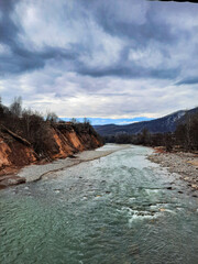 lake in the mountains