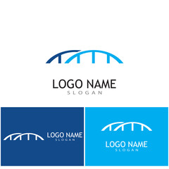 Bridge Logo Template vector icon illustration design