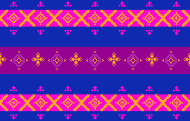 Abstract ethnic geometric pattern,Thailand geometric pattern,illustration
