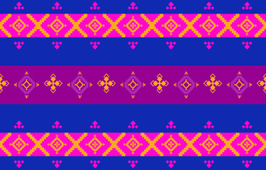 Abstract ethnic geometric pattern,Thailand geometric pattern,illustration
