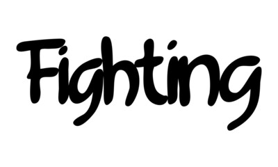 motivational words written by hand with basic colors black and white