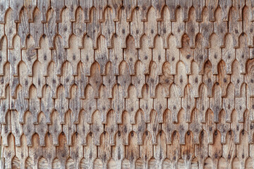 Old grunge dark textured wooden background,The surface of the old brown wood texture,top view brown wood paneling