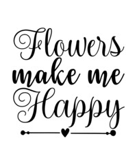 Flower t shirt, mug design