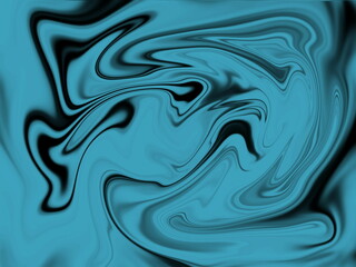 Liquid abstract background, liquid blue