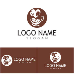 Coffee cup Logo Template vector icon design
