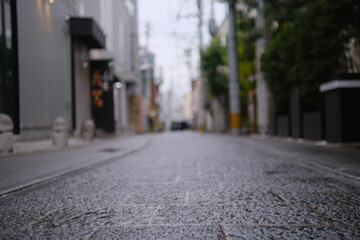 福岡西中洲の通りの風景