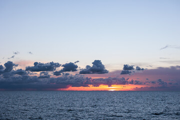Sunrise over the sea Mallorca