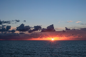 Sunrise over the sea Mallorca