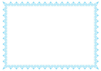 border line for book page certificate