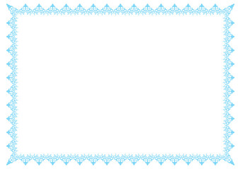 border line for book page certificate