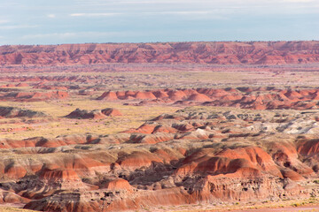 The painted desert of Petrified Forest National Park