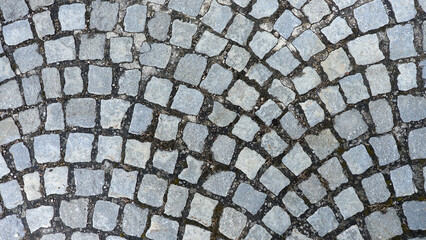Gehsteig Pflastersteine Steine Kopfsteinpflaster Kopfstein Pflaster Straße Textur Struktur Background Hintergrund Wallpaper Stone