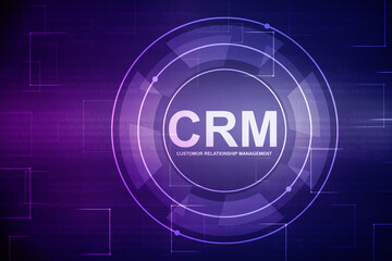 2d illustration Customer Relationship Management

