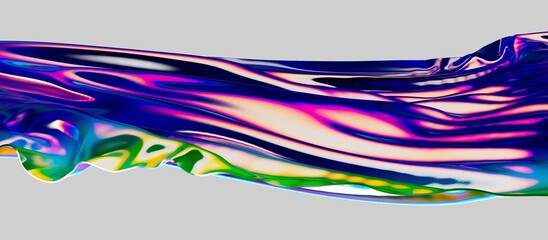 Colorful flowing liquid thermal waves abstract background