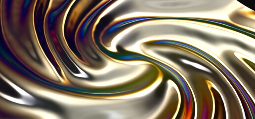 Creative concept fluid colors backgrounds. Trendy Vibrant Fluid Colors. 3d render