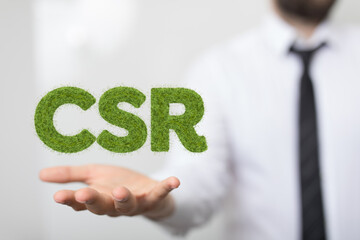 CSR Social Responsibility, template web page