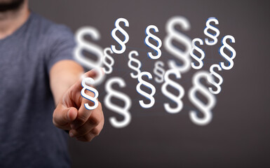 Labor Law Lawyer Legal Business Internet Technology Concept