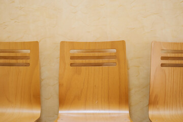 Wooden Empty Chairs