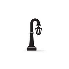 street lamp icon vector illustration