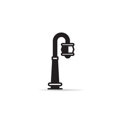 street lamp icon vector illustration