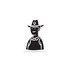 farmer icon vector illustration