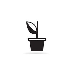 Naklejka na ściany i meble house plant icon vector illustration