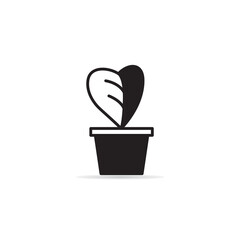 house plant icon vector illustration
